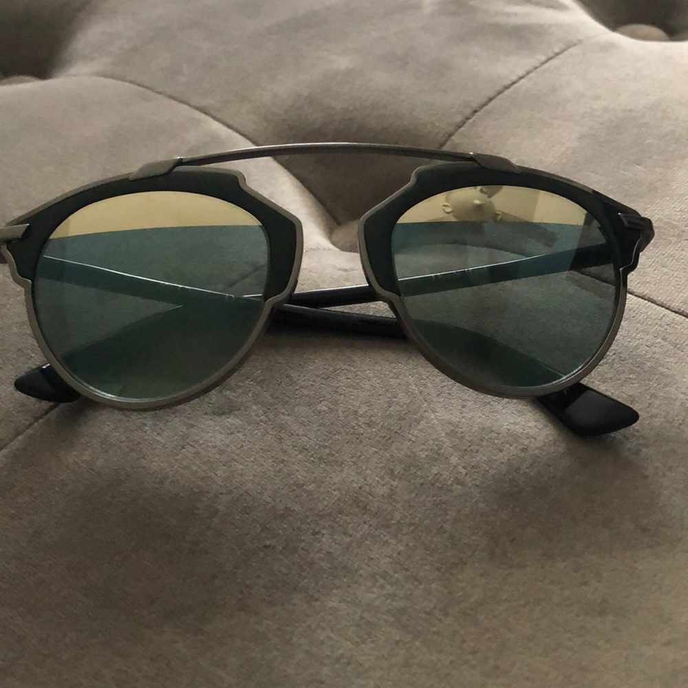 Dior So Real Brow Bar Green Combo sunglasses